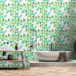 Palm Blätter Peel and Stick Tropical modernen grün Tapete