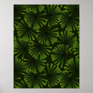 Palm-Blätter Poster