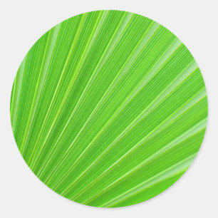 Palm-Blätter Runder Aufkleber