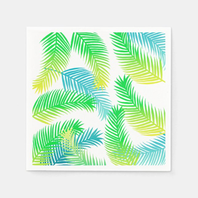 Palm-Blätter Serviette (Vorderseite)