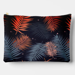 Palm Blätter Tropical Design Zubehörtasche