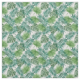 Palm Blätter Tropische Druckstoffe Stoff