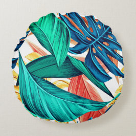 Palm Blätter tropisches exotisches Akzent Kissen