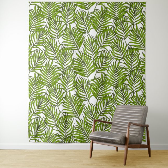 Palm-Blätter Wandteppich (Beispiel)