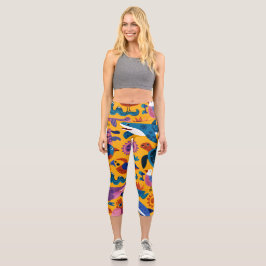 Palm Breeze High Waisted Capris Gift