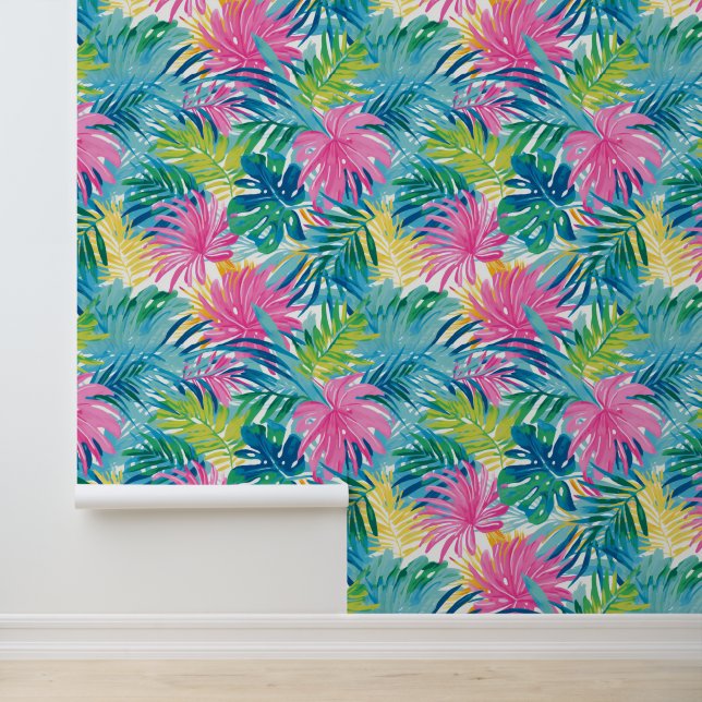 Palm Breeze Leinwand Tapete (Anwendung)