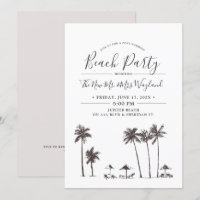 Palm Breeze | Strandparty nach der Hochzeit