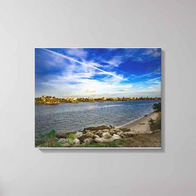Palm Coast Matanzas River Leinwanddruck (Vorderseite)