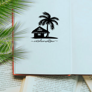 Palm  Ex libris  Stempel