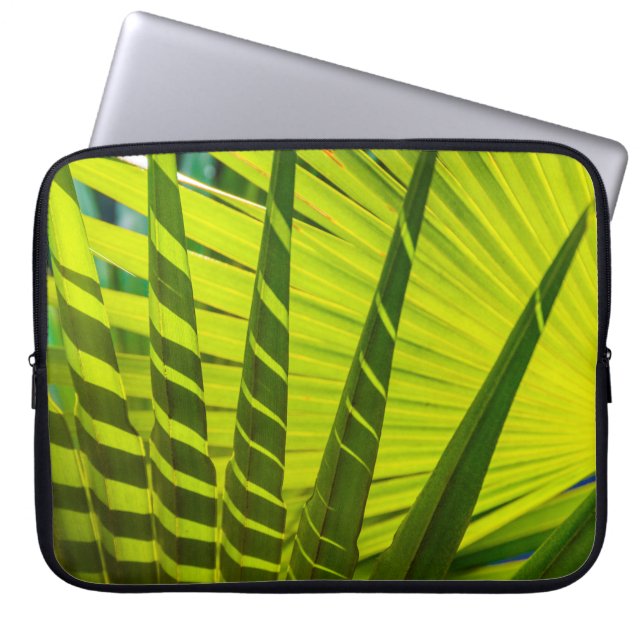 Palm Fan, Kilauea, Kauai, Hawaii Wetsuit Laptopschutzhülle (Vorderseite)