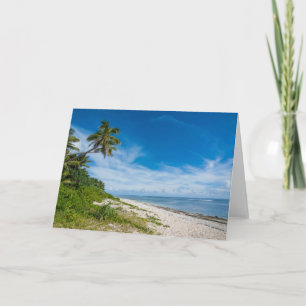 Palm Fringed Kolovai Beach Karte