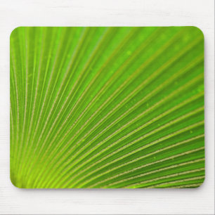Palm Frond Green Pattern Mousepad