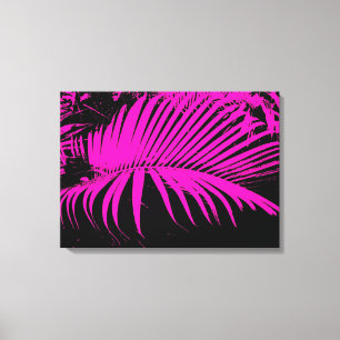 Palm frond hawaii Leinwand