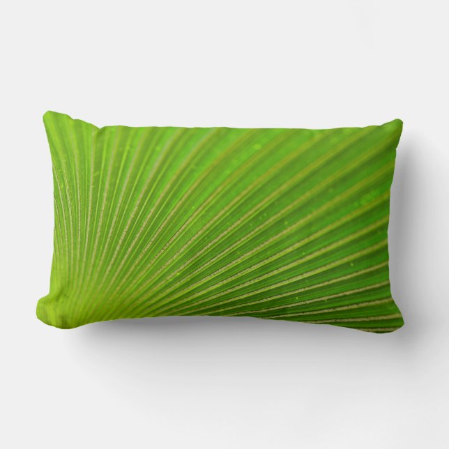 Palm Frond Leaf Lendenkissen (Vorderseite)