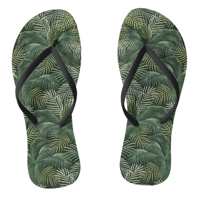 Palm Fronds Flip Flops (Fußbett)