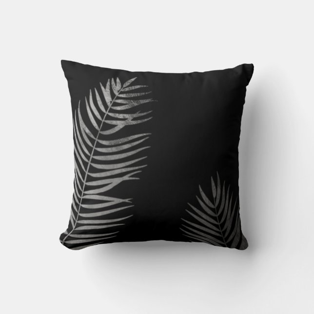 Palm Frontend Silhouette Kopfkissen Kissen (Vorderseite)