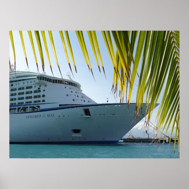 Palm Gerahmt Bow Poster (Vorne)