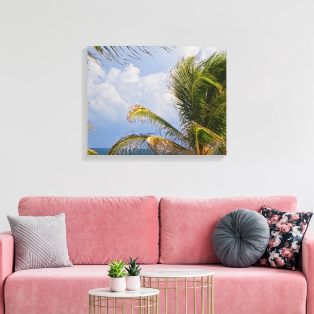 Palm Gerahmt Leinwanddruck (Insitu (Wohnzimmer))
