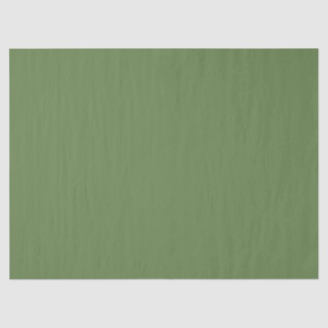 Palm Green Solid Color Seidenpapier (Vorderseite)