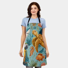 Palm Island All-Over Print Schürze Geschenk