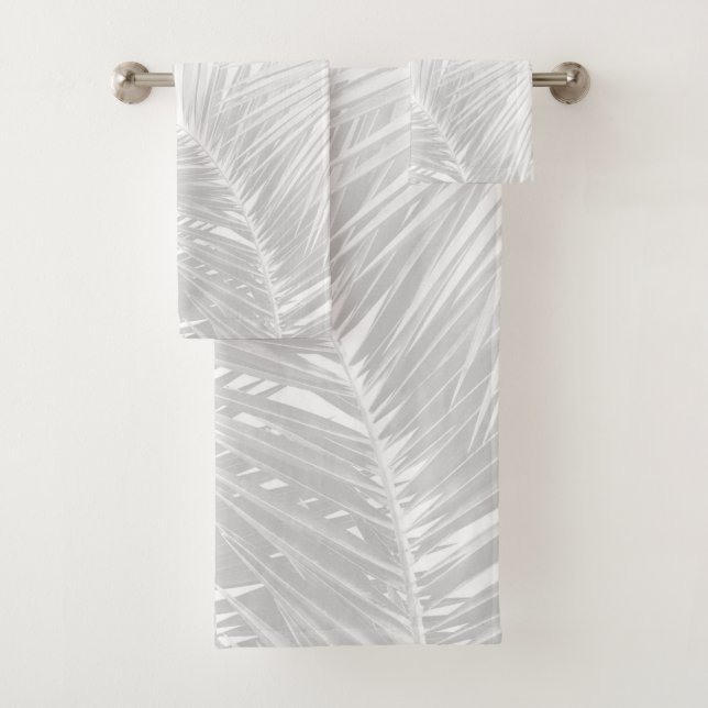 Palm Jungle Pattern #4 #tropic #wall #art Badhandtuch Set (Insitu)