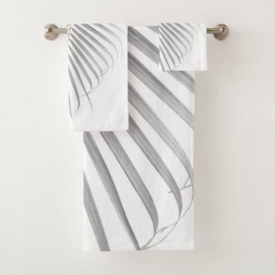 Palm Leaf Delicado #2 #tropic #wall #art Badhandtuch Set