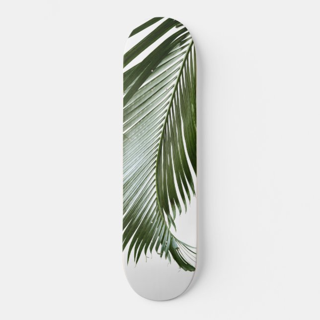 Palm Leaf Finesse #2 #tropic #wall #art Skateboard (Vorderseite)