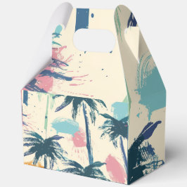 Palm Leaf Geschenkboxen mit Handles Geschenkschachtel