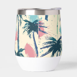 Palm Leaf Keramik Thermos