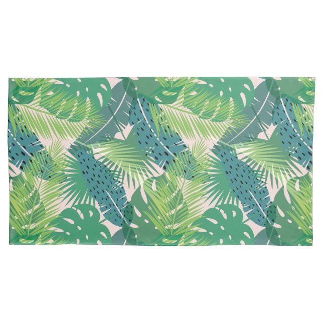 Palm Leaf Muster Pillowcases Kissenbezug (Vorderseite)