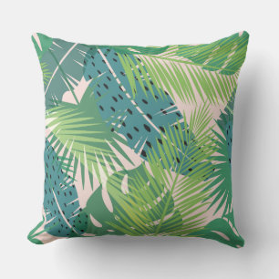 Palm Leaf Muster werfen Kissen