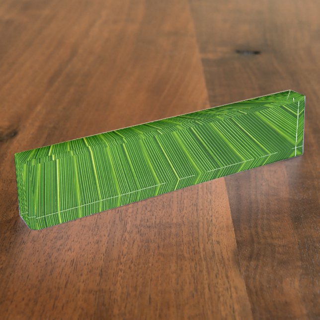 Palm Leaf Namensplakette (Seite)