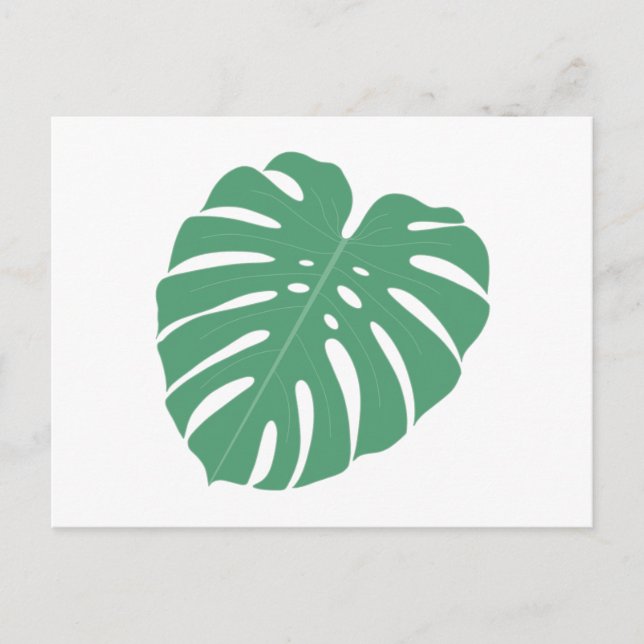 Palm Leaf Postkarte (Vorderseite)