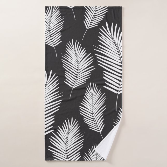Palm Leafs Muster Badehandtuch (Badehandtuch)