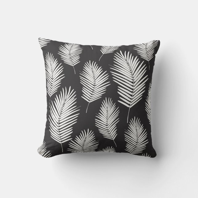 Palm Leafs Muster Kissen (Vorderseite)