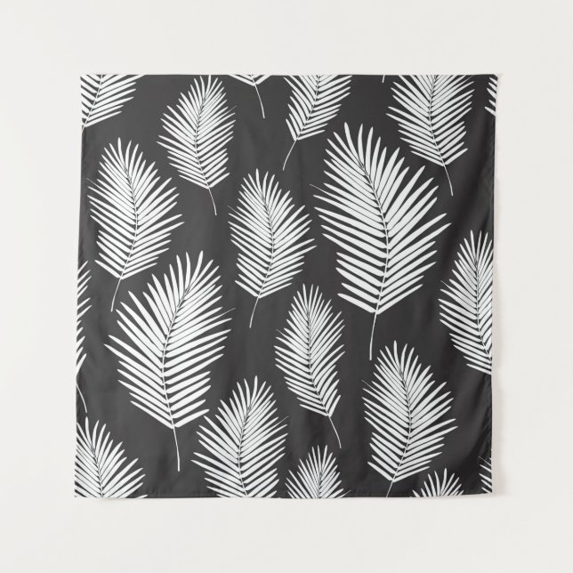Palm Leafs Muster Wandteppich (Vorderseite)