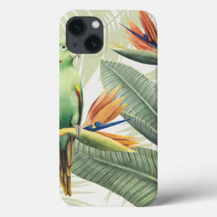 Palm Leaves With Green Bird Case-Mate iPhone Hülle