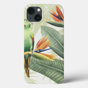 Palm Leaves With Green Bird Case-Mate iPhone Hülle