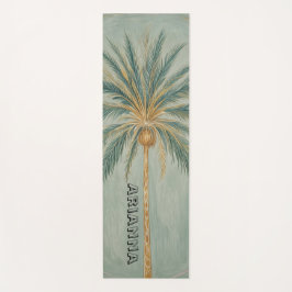 Palm Majestät: Single Palm Tree Design Yogamatte