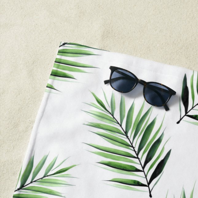 Palm-Muster Strandtuch (Beispiel)