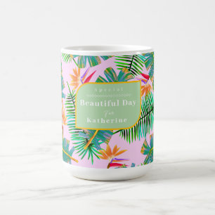 Palm Paradise Pink Kaffeetasse