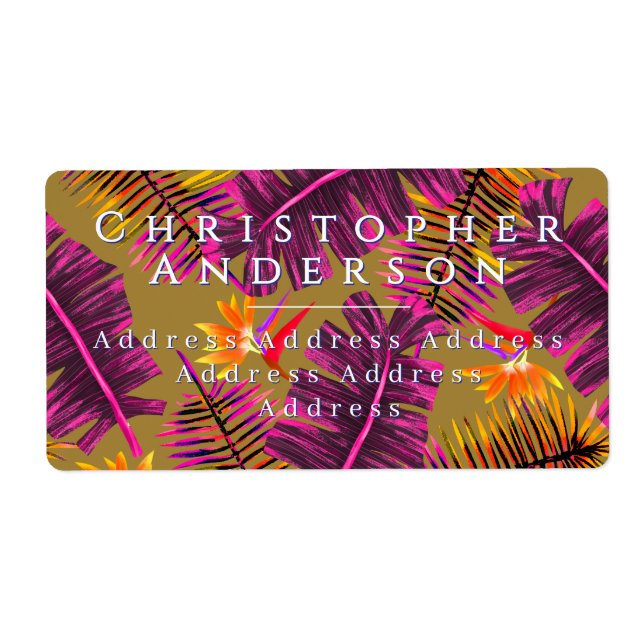 Palm Paradise Yellow Orange (Vorne)