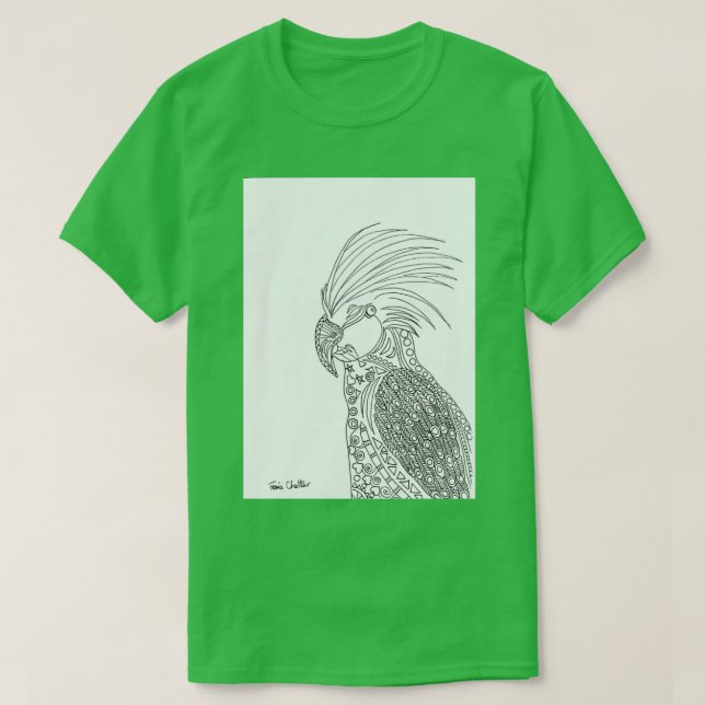 Palm Parrot T-Shirt (Design vorne)