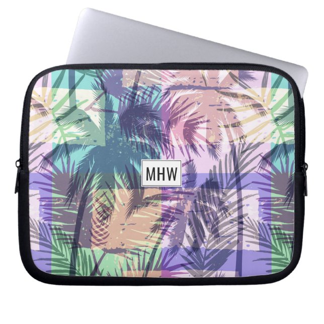 Palm Pattern individuelle Laptop-Ärmel Laptopschutzhülle (Vorderseite)