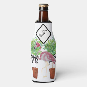 Palm Pink Flamingo Flamingos kann Flasche Cooler Flaschenkühler