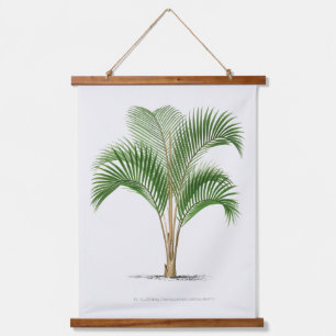 Palm Print -Pieter Joseph de Pannemaeker 1832-1904 Wandteppich Mit Holzrahmen