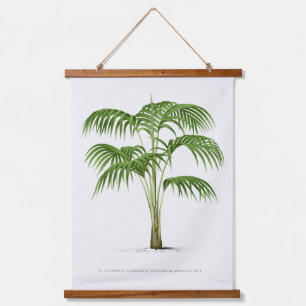 Palm Print -Pieter Joseph de Pannemaeker 1832-1904 Wandteppich Mit Holzrahmen