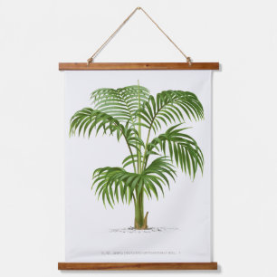 Palm Print -Pieter Joseph de Pannemaeker 1832-1904 Wandteppich Mit Holzrahmen