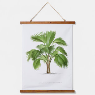 Palm Print -Pieter Joseph de Pannemaeker 1832-1904 Wandteppich Mit Holzrahmen