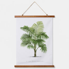 Palm Print -Pieter Joseph de Pannemaeker 1832-1904 Wandteppich Mit Holzrahmen